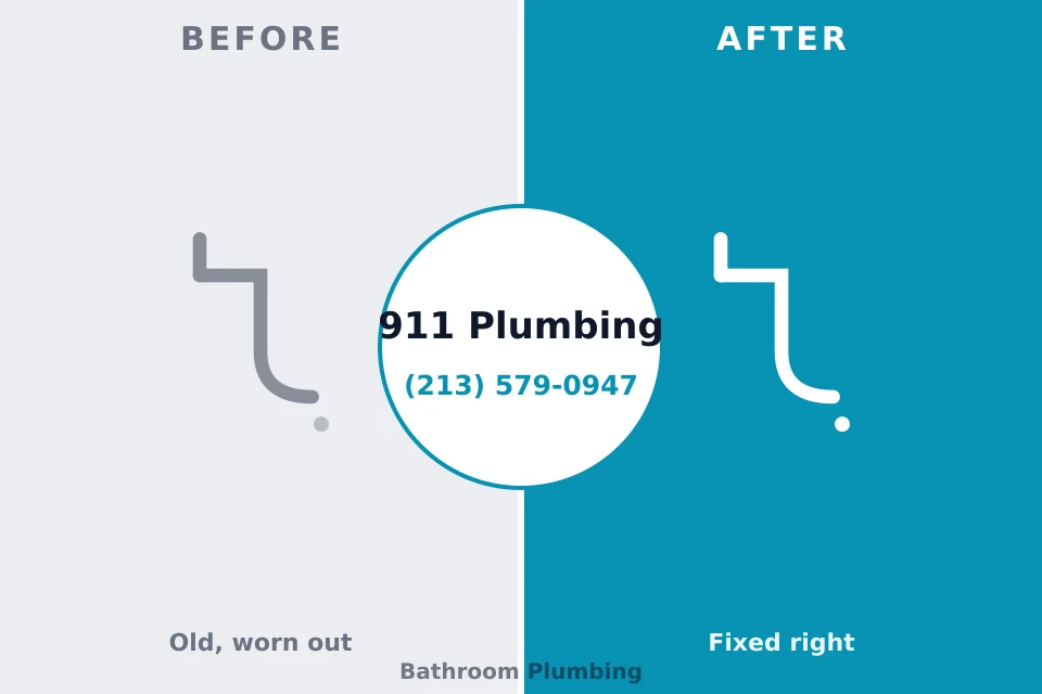 Before and after: plumbing company Bear Creek, AL